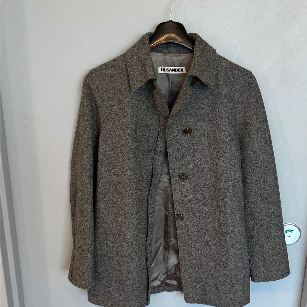 Jil Sander Charcoal Gray Jacket (MW)